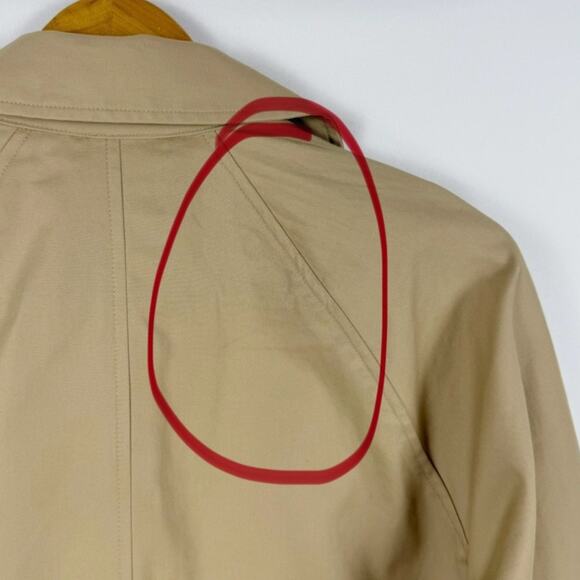 Everlane Women's The Mac Trench Coat Large Cornstalk Khaki Minimalist - Picture 12 of 16